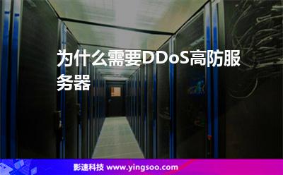 為什么需要DDoS高防服務(wù)器