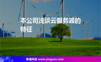 本公司淺談云服務器的特征