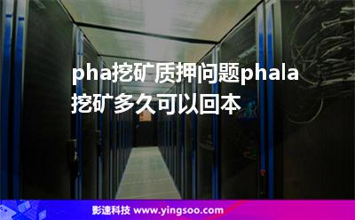 pha挖礦質(zhì)押問題，phala挖礦多久可以回本