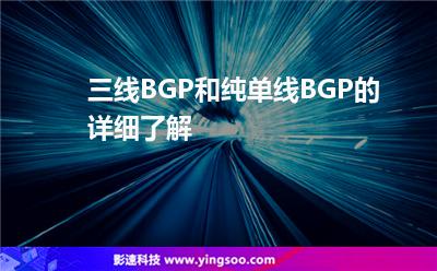 三線BGP和純單線BGP的詳細了解