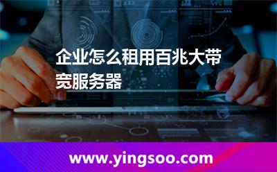 企業(yè)怎么租用百兆大帶寬服務(wù)器