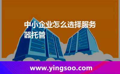 中小企業(yè)怎么選擇服務(wù)器托管